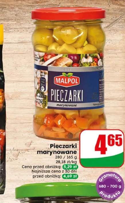 Pieczarki marynowane Malpol