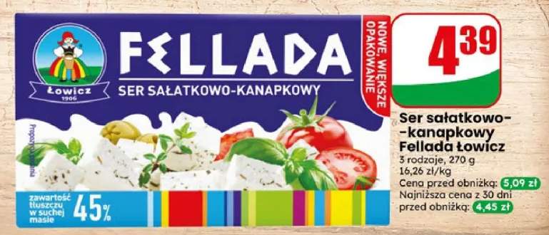 Ser sałatkowo-kanapkowy Fellada Łowicz