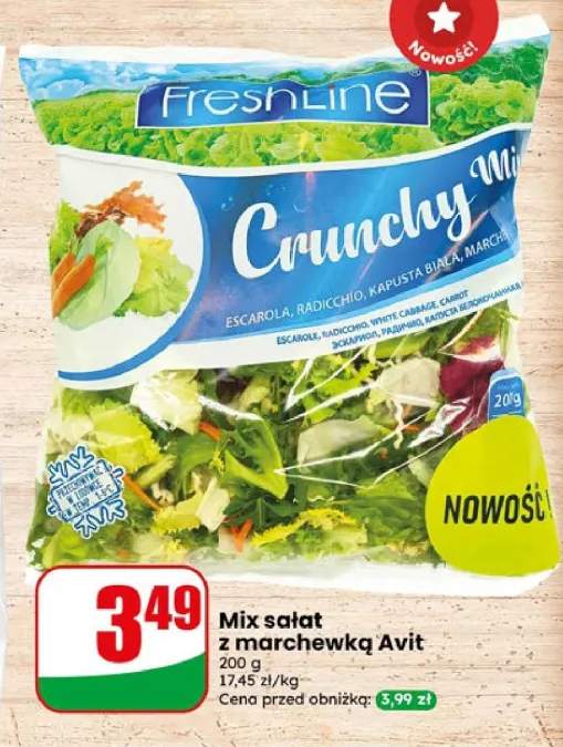 Mix sałat z marchewką Avit
