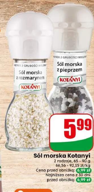 Sól morska z rozmarynem Kotányi