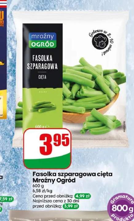 Fasolka szparagowa cięta Mroźny Ogród