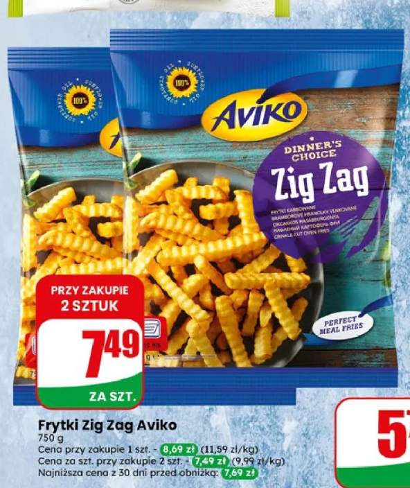 Frytki Zig Zag Aviko