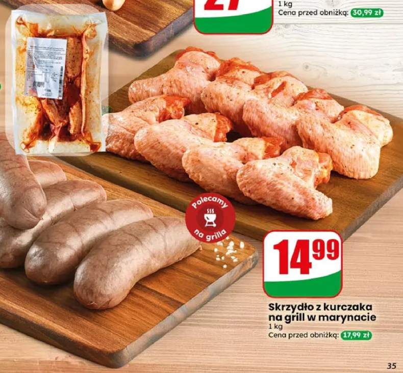 Skrzydło z kurczaka na grill w marynacie AGRO Rydzyna