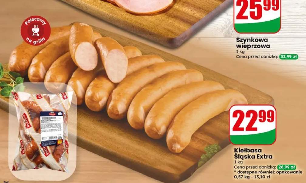 Kiełbasa Śląska Extra AGRO Rydzyna