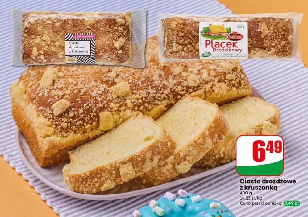 Ciasto drożdżowe z kruszonką