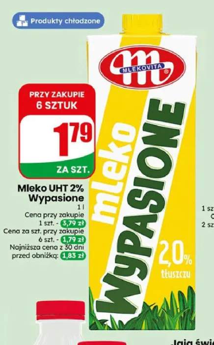 Mleko UHT 2% Wypasione Mlekovita