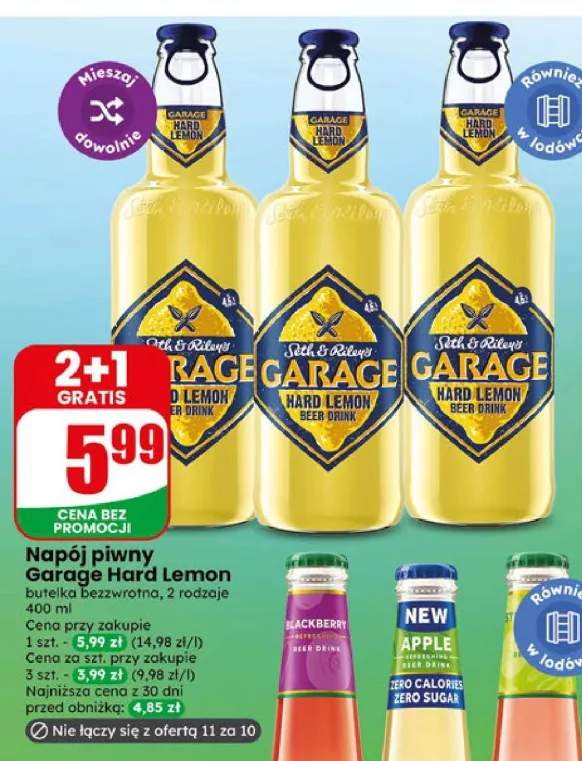 Napój piwny Garage Hard Lemon