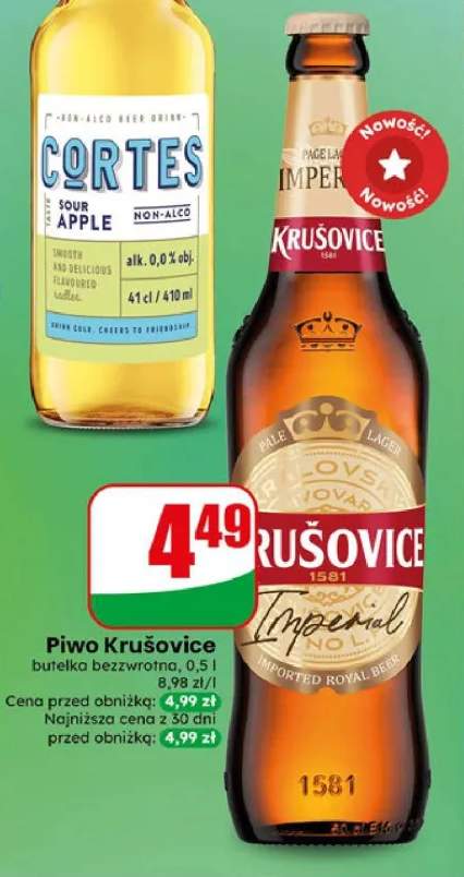 Piwo Krušovice Imperial