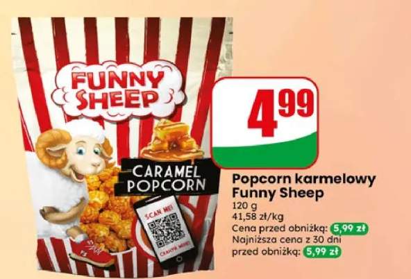 Popcorn karmelowy Funny Sheep
