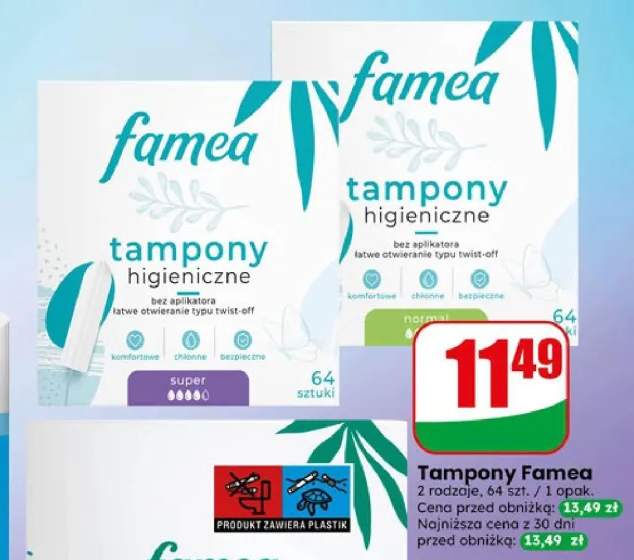 Tampony higieniczne Famea super