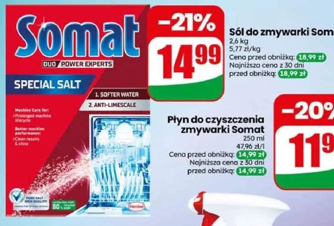 Sól do zmywarki Somat