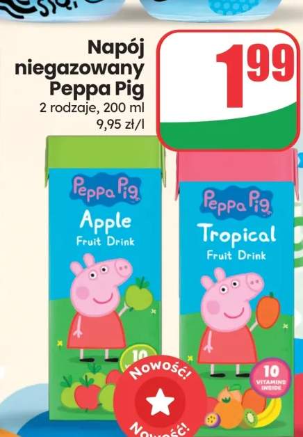 Napój niegazowany Peppa Pig Apple