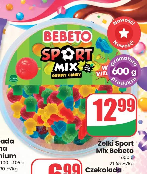 Żelki Sport Mix Bebeto