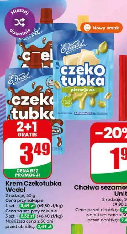 Krem Czekotubka E.Wedel pistacjowa