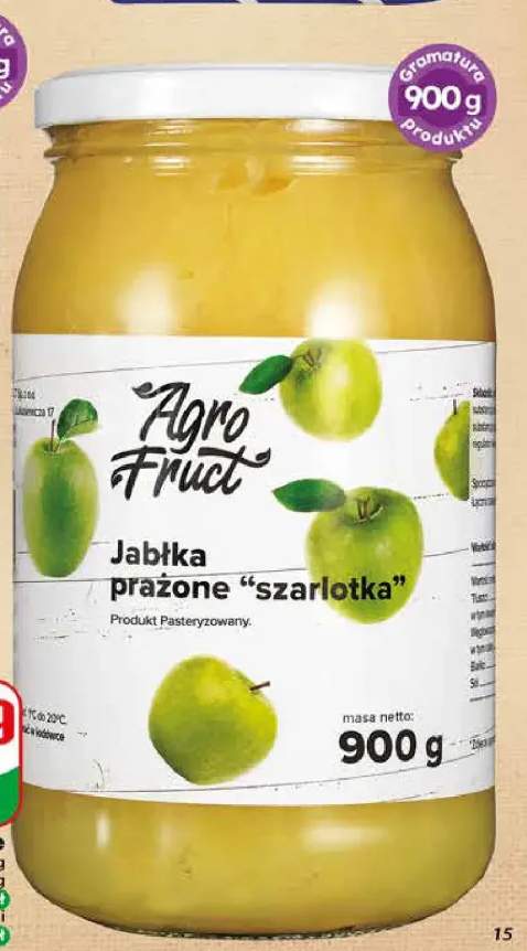 Jabłka prażone szarlotka Agro Fruct