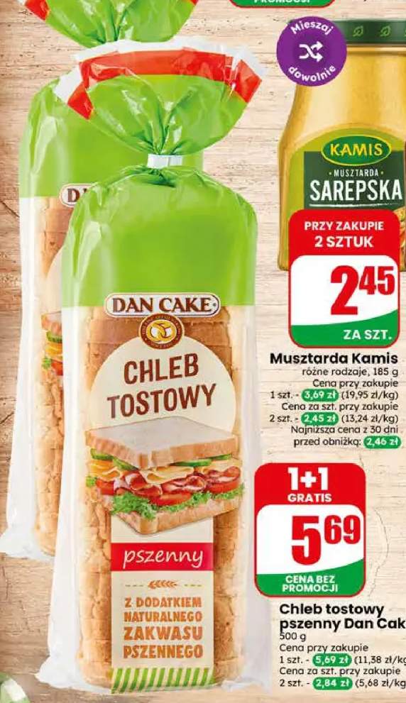 Chleb tostowy pszenny Dan Cake