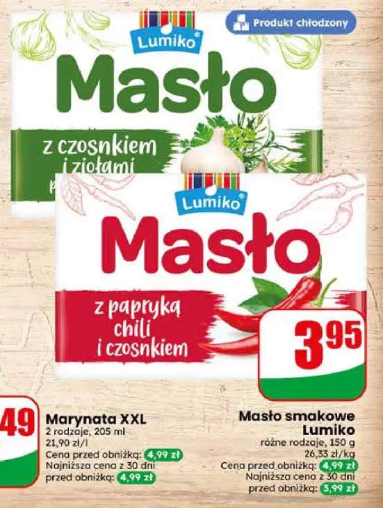 Masło smakowe z czosnkiem i ziołami Lumiko