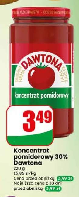 Koncentrat pomidorowy 30% Dawtona