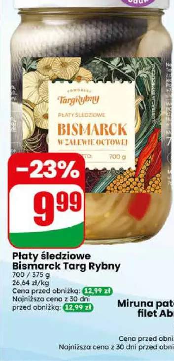 Płaty śledziowe Bismarck w zalewie octowej Targ Rybny