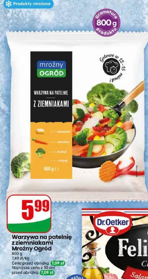 Warzywa na patelnię z ziemniakami Mroźny Ogród