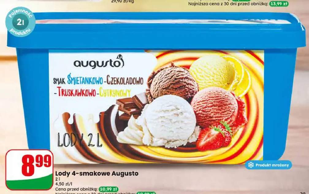 Lody 4-smakowe Augusto