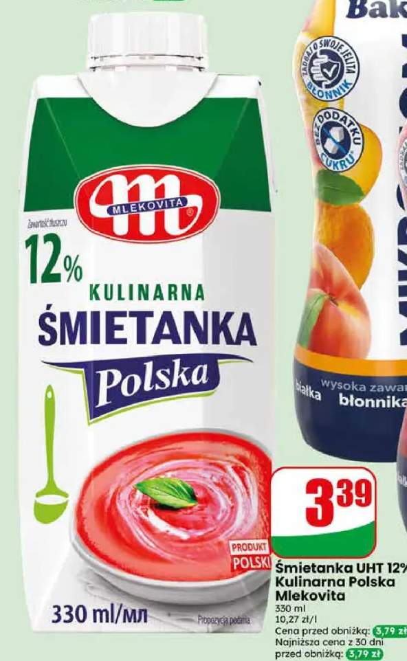 Śmietanka UHT 12% Kulinarna Polska Mlekovita