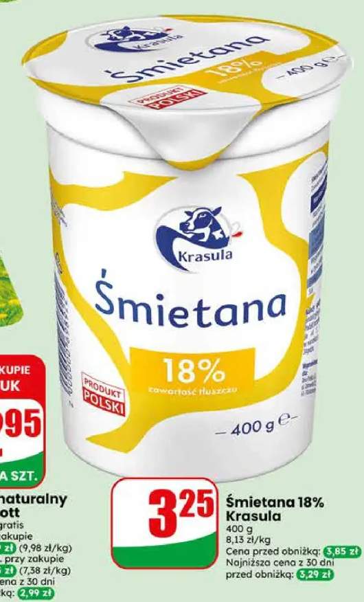 Śmietana 18% Krasula