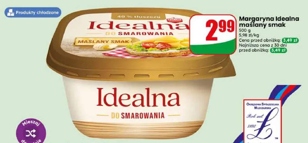 Margaryna Idealna maślany smak