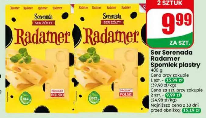 Ser Serenada Radamer Spomlek plastry
