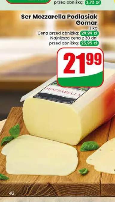Ser Mozzarella Podlasiak Gomar