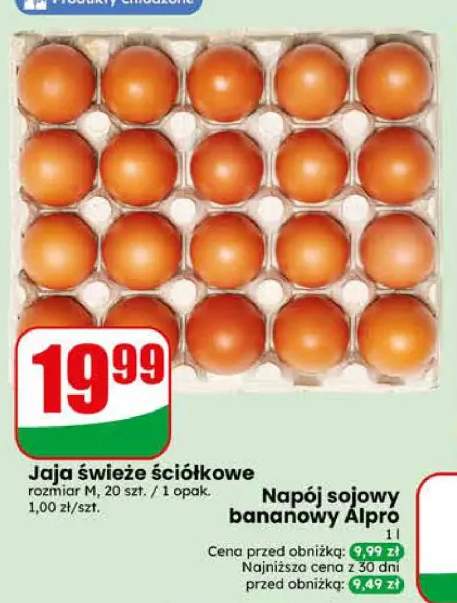 Jaja świeże ściółkowe rozmiar M 20-pak
