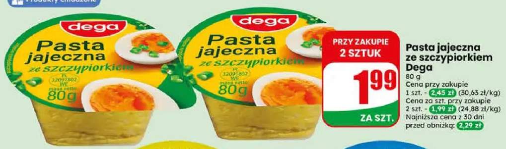 Pasta jajeczna ze szczypiorkiem Dega