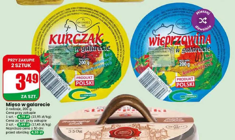Mięso w galarecie Kurczak Gwarek