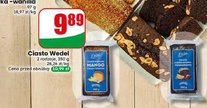 Ciasto E.Wedel o smaku mango z białą czekoladą