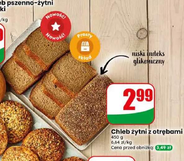 Chleb żytni z otrębami