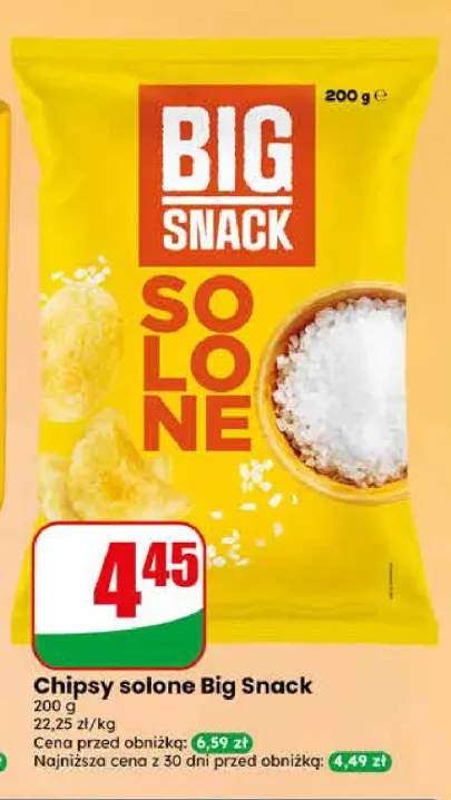 Chipsy solone Big Snack