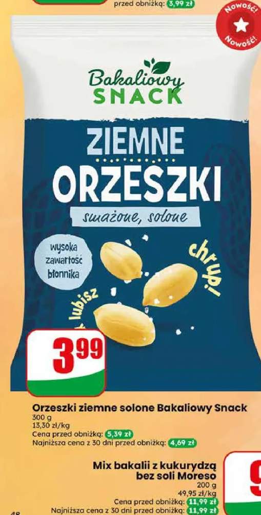 Orzeszki ziemne solone Bakaliowy Snack