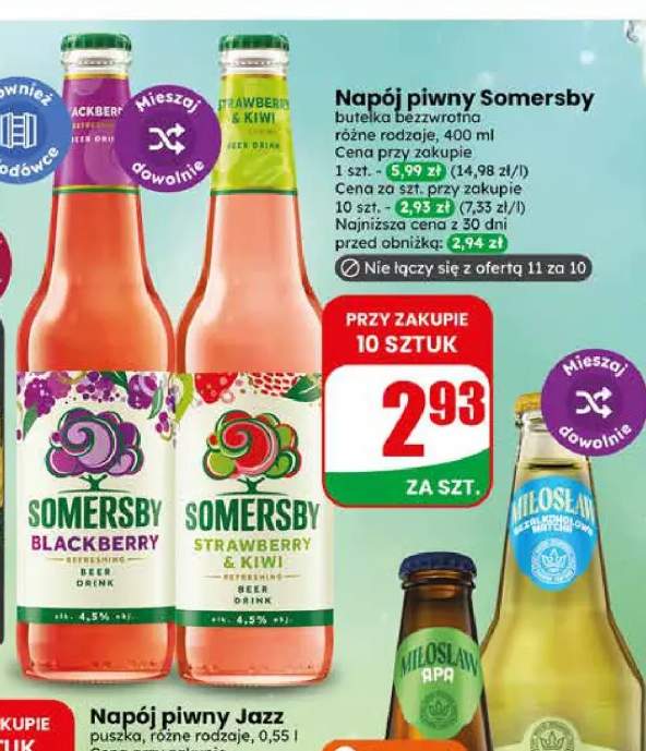 Napój piwny Somersby Blackberry