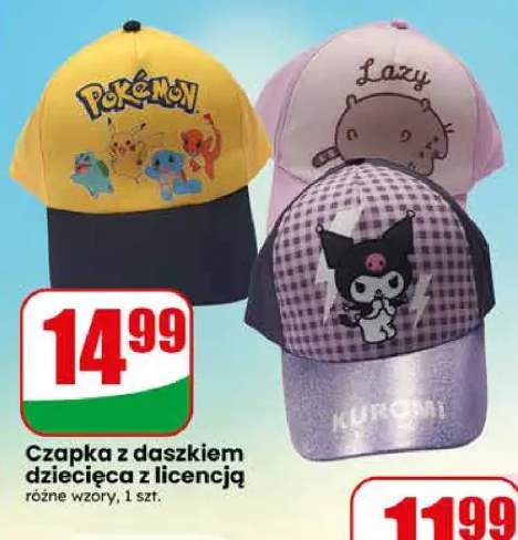 Czapka z daszkiem dziecięca z licencją