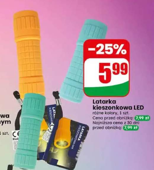 Latarka kieszonkowa LED