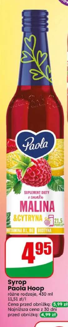 Syrop Paola Hoop Malina & Cytryna