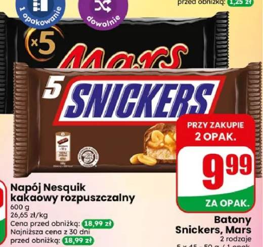 Batony Mars 5-pak