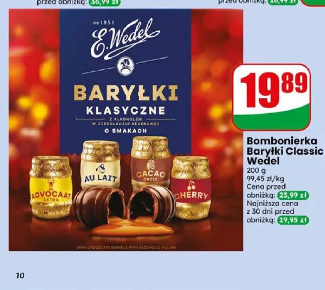 Bombonierka Baryłki Classic E.Wedel