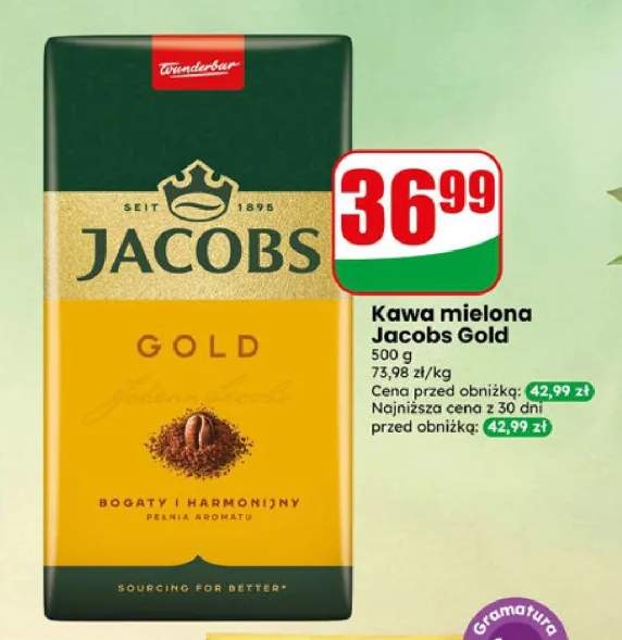 Kawa mielona Jacobs Gold