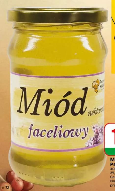 Miód faceliowy Pszczelarz Kozacki