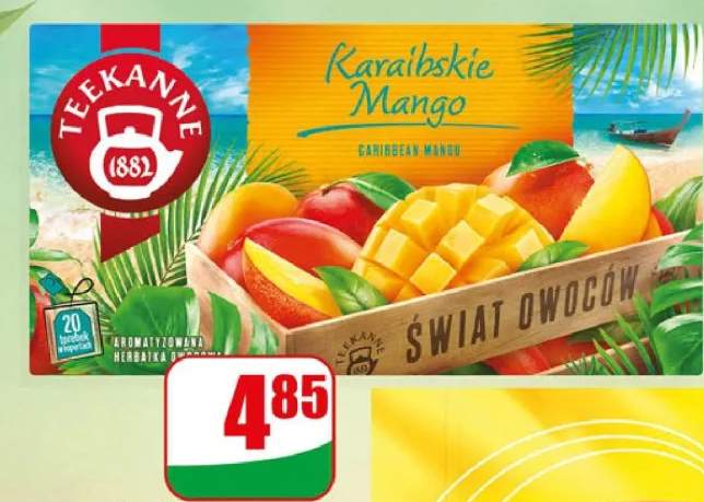 Herbatka owocowa karaibskie mango Teekanne