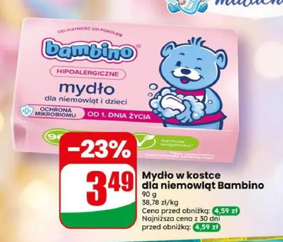Mydło w kostce dla niemowląt Bambino