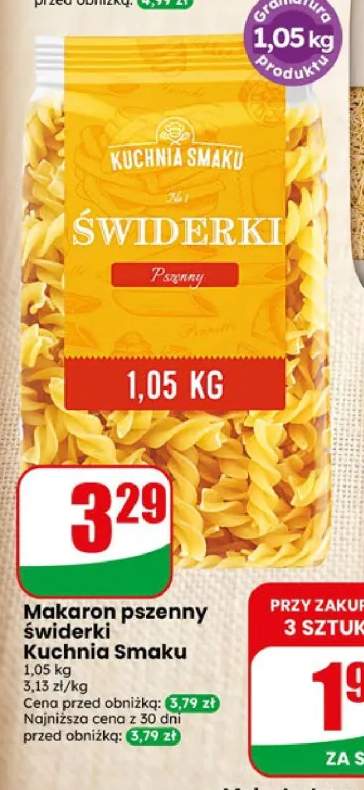 Makaron pszenny świderki Kuchnia Smaku