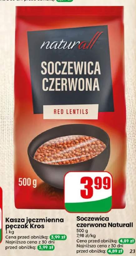 Soczewica czerwona Naturall