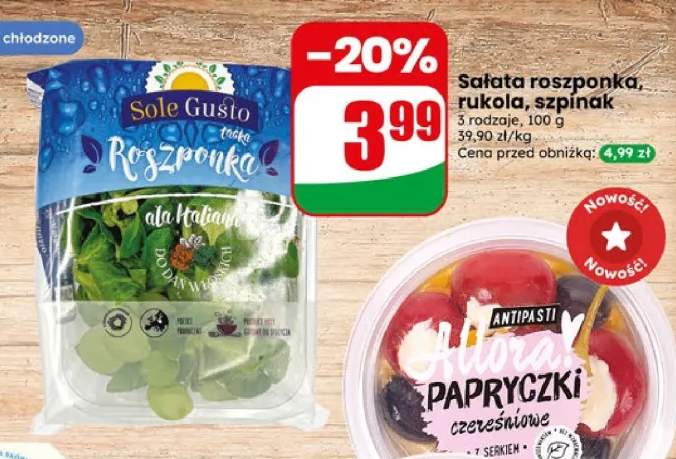 Sałata szpinak Sole Gusto